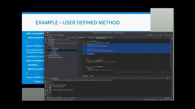 METHOD IN JAVA- CLASS 4A смотреть онлайн