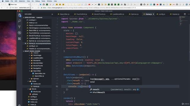 Beginner React course. Create a Movie Web App (1 Using Fetch to get API data) смотреть онлайн