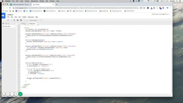 How to Create a Sidebar (Pt 3: Passing Arrays) | Google Apps Script | Google Sheets смотреть онлайн