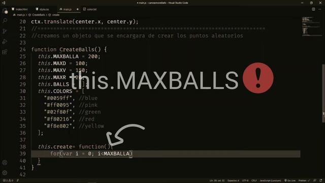 Efecto de partículas En HTML y Vanilla JAVASCRIPT | CANVAS ????? смотреть онлайн
