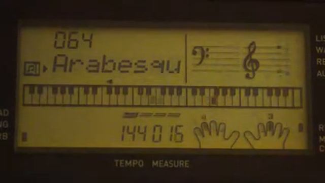 Casio Demo Songs - 064 ARABESQUE (BURGMÜLLER) смотреть онлайн