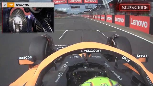 PEDAL Camera Lando Norris - Practice Start British GP FP2 On-Board смотреть онлайн