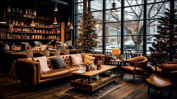 Winter Jazz Cafe - Slow Jazz Music In Coffee Shop Ambience For Work, Study And Relaxation