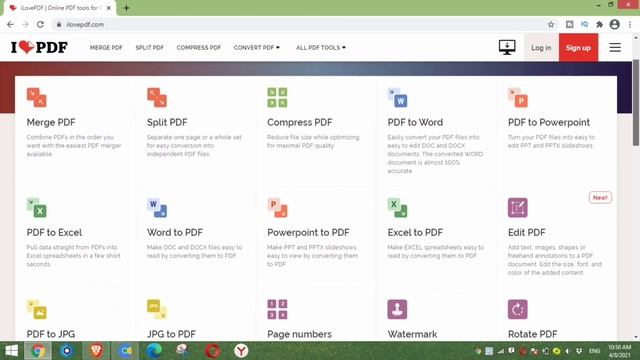 How To Convert PDF To Word | I Love PDF Tutorial 2021 смотреть онлайн