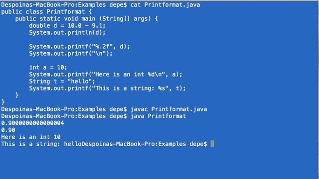 printf & format смотреть онлайн