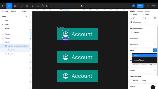 How to create component and variants in figma смотреть онлайн