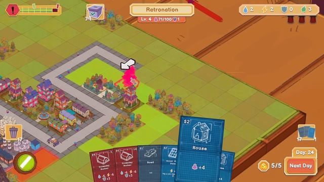 Promising City Builder Card Game Roguelite!! | Let's Try Cardboard Town смотреть онлайн