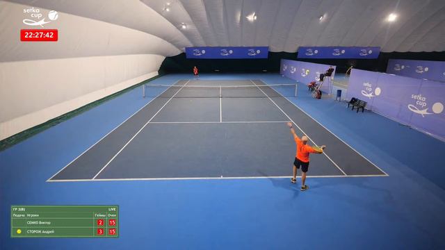 Tournament Setka Cup Tennis 04.01.2022 evening (Court №1) смотреть онлайн