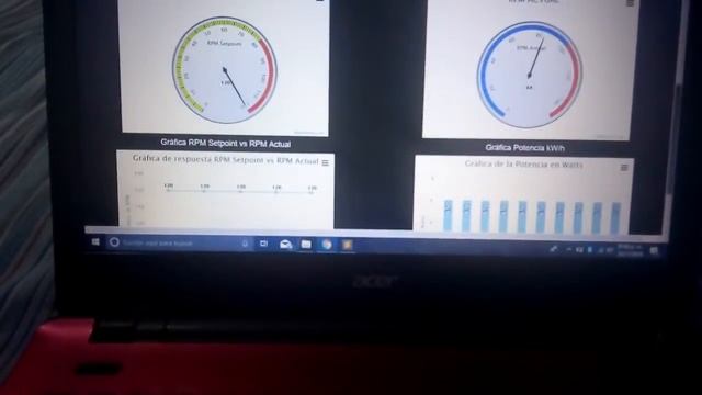 Dashboard Visualization - Parameters Gearmotor PID Control (HTML - Java Script - JSON) смотреть онлайн