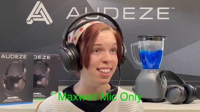 AUDEZE MAXWELL най-добрите гейминг слушалки! Тест - шумопотискане с изкуствен интелект на микрофона смотреть онлайн