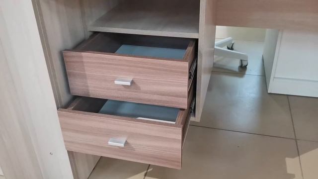 172118 "СТЕП" кровать-чердак 800*2000, от набора детской мебели. Цвет: ясень шимо, темный/светлый. смотреть онлайн