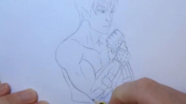 How To Draw Jin Kazama-Tekken-Manga Style-風間 仁-鉄拳-Speed Drawing-Time Lapse смотреть онлайн