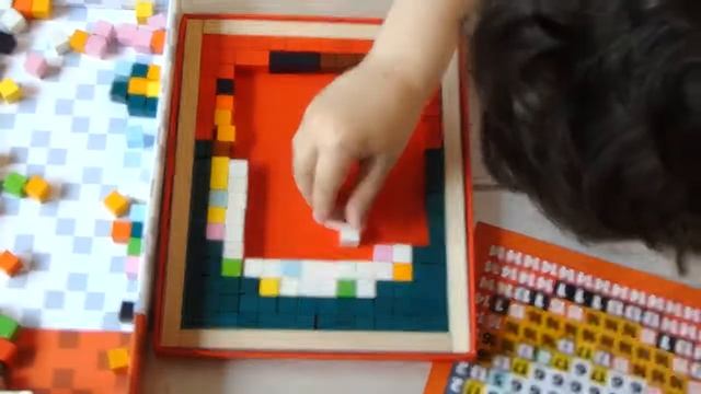 CUBIKA WOODEN PIXEL SWEETS. ДЕРЕВЯННАЯ МОЗАИКА. ЗАНЯТЬ ДЕТЕЙ НА ЧАС смотреть онлайн