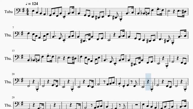 Tuba Sheet Music: How to play Farewell Of Slavianka White Army by Vasily Agapkin смотреть онлайн