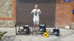 Очистка фасада, мойка крыш. Если нет 380В! 3 установки высокого давления на ДВС