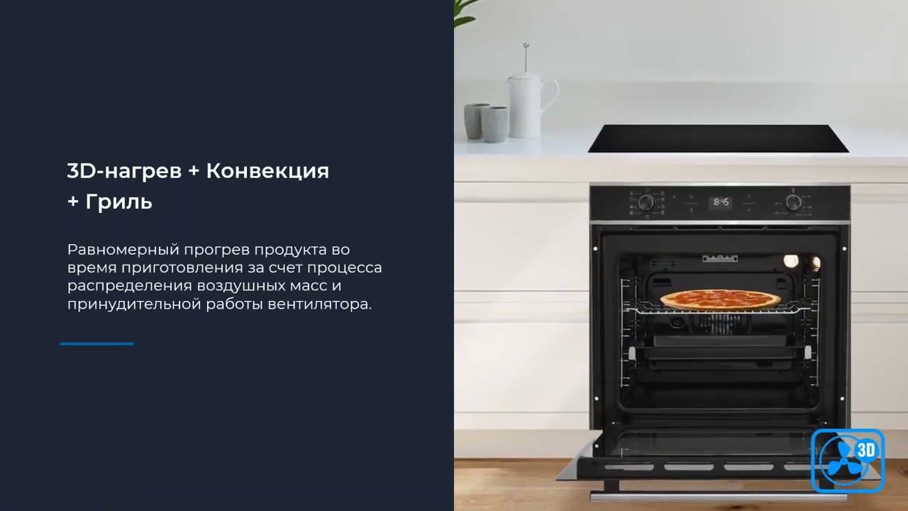 Духовой шкаф ZUGEL ZOE602X смотреть онлайн