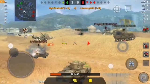 World Of Tanks Blitz.＃1.Называется "невезет с командой" смотреть онлайн
