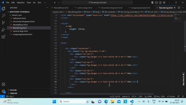 Lesson 8 Bootstrap Reordering columns смотреть онлайн