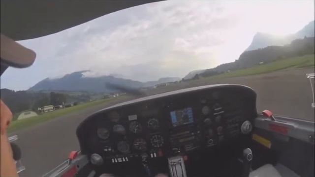 Final Approach and Landing Runway 03 LSPG смотреть онлайн