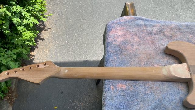 Preparing a Guitar for Paint