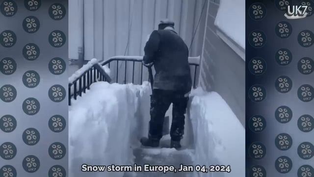 Europe is freezing! Massive Snow storm in Norway, Sweden and Denmark смотреть онлайн