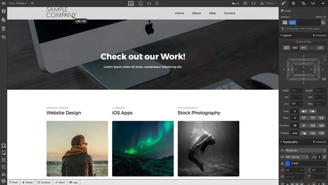 Responsive navigation bar - Web design tutorial смотреть онлайн