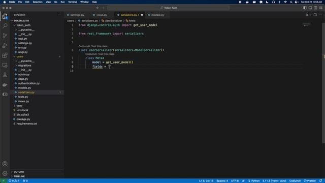 Django REST Framework Secure Token Authentication смотреть онлайн