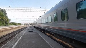 Отправление ТЭП70-0288 со станции Астрахань-I