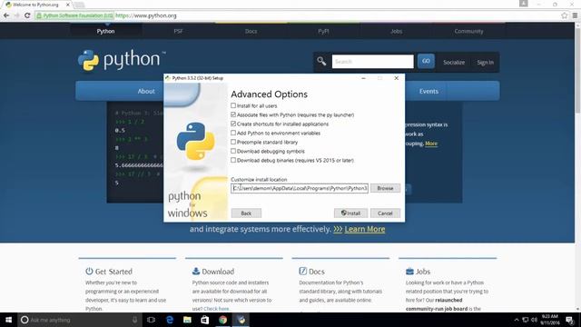 CTEC 121 - Installing Python on Windows смотреть онлайн