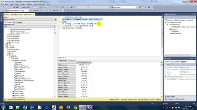 SSAS MDX Interview Questions: IIF Example1 смотреть онлайн