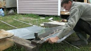 самодельный листогиб и роликовый нож!!!