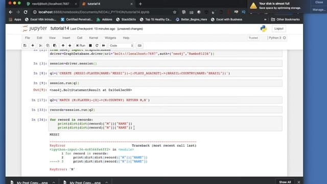 NEO4J|NEO4J TUTORIAL|NEO4J PYTHON|NEO4J CYPHER|NEO4J PYTHON DRIVER|NEO4J RELATIONSHIP|PART:14 смотреть онлайн