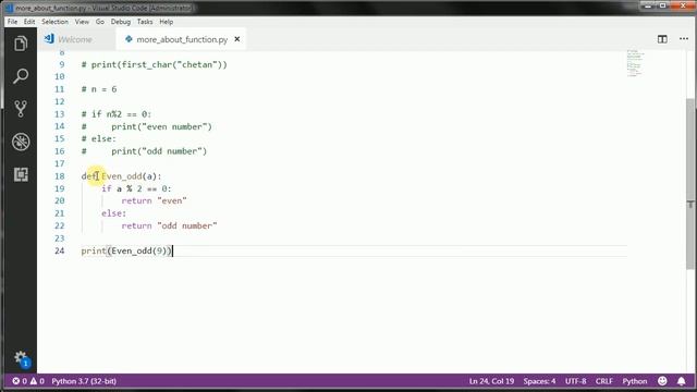 #65 More about Function practice in python // Complete Python tutorial(2020)? смотреть онлайн