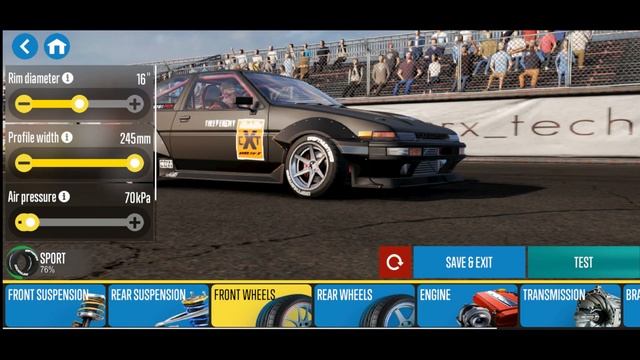 CarX Drift Racing 2 - HACHI-ROKU - PRO DRIFT III tuning and test смотреть онлайн