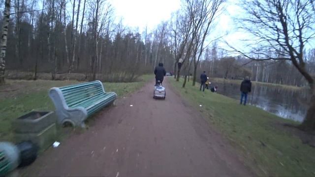 Strida SX с двигателем Honda GX35 + прицеп смотреть онлайн
