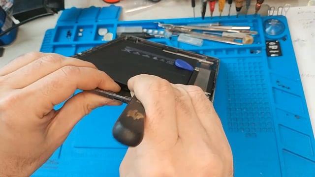 Ремонт iPad Air A1474 замена аккумулятора/батареи, сенсор (разборка/сборка) смотреть онлайн