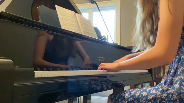 Grace May plays Album Leaf by Debussy смотреть онлайн