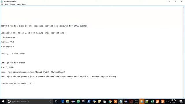 Demo for java parser cmpe202 смотреть онлайн