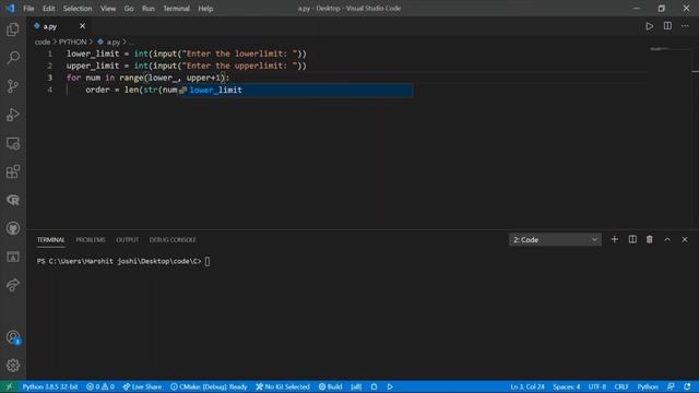 Python Program to Find Armstrong Number in an Interval || Python Programming || Python tutorial смотреть онлайн