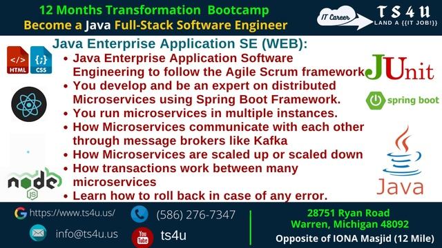 100% to get an IT job as a Java Enterprise Application Software Engineer or Money Refund! смотреть онлайн