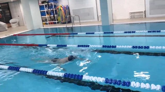 Кроль + кувырок вперёд