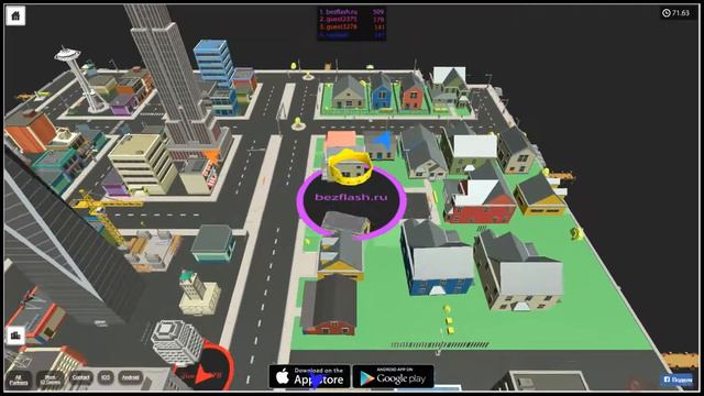 Игра чёрная дыра - Yumy.io [hole.io]