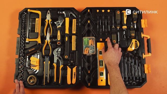 Обзор набора инструментов DEKO DKMT168| Ситилинк смотреть онлайн