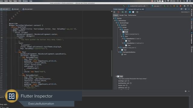 Part 6 - Identifying UI element in flutter app with Flutter Inspector смотреть онлайн
