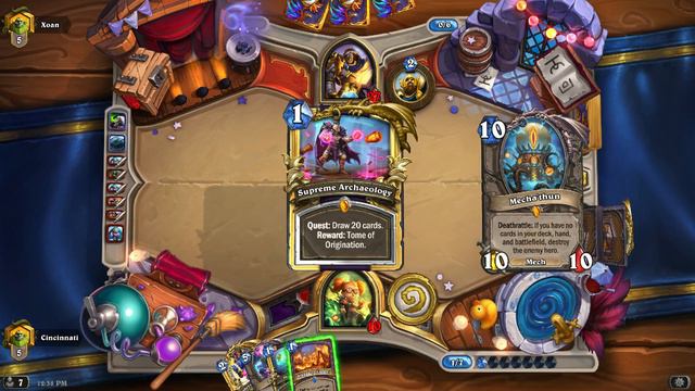 Wild Hearthstone: Quest Plot Twist Mecha'thun Warlock vs. Murloc Charge Paladin (December 2019) смотреть онлайн