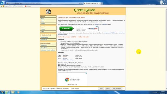 How to Open .MP4 files (Windows 7, Windows Media Player, K-Lite Codec) смотреть онлайн