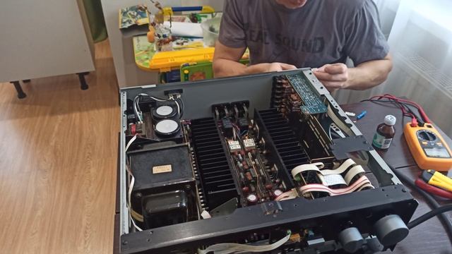 Yamaha AX 1200 и не много про ремонт. смотреть онлайн