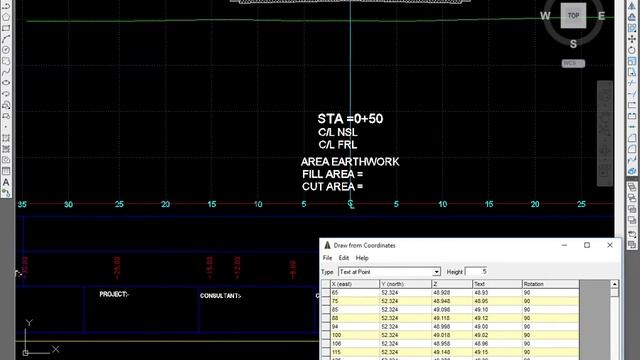 DRAW multiple Cross Section Format Create In Excel Cad Tools eagle point pattern in AutoCAD смотреть онлайн