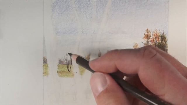 Landscape Drawing With Colored Pencils смотреть онлайн