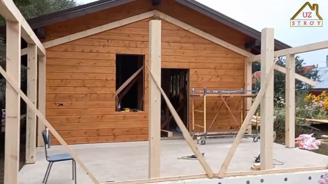 VERANDA 4 Ga 6. Открыта веранда  4 на 6. в канале @RUSHOUSS #Rassiya#UZBEKISTON#QORAQOLPOGISTON